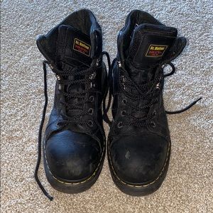 Dr. martens steel toe boots